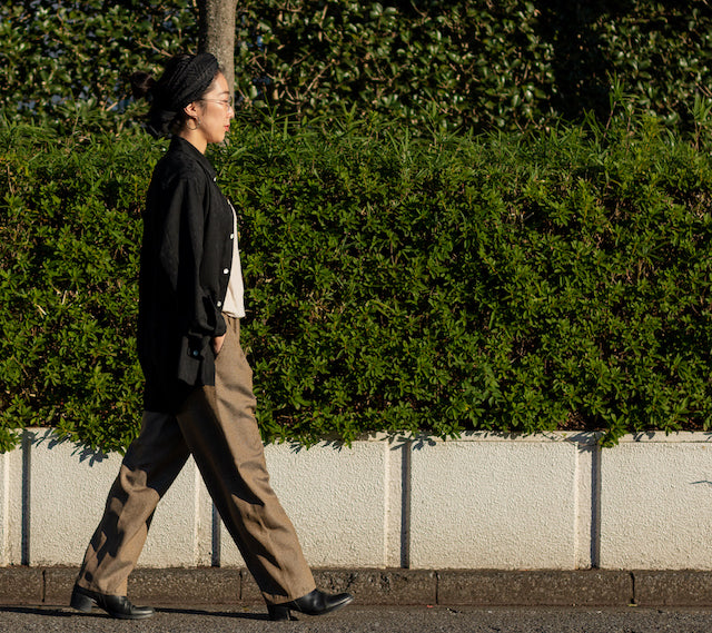 着物リメイクを洋服とコーディネートする|キモノの模様・和柄が、文化的魅力をより引き出す。