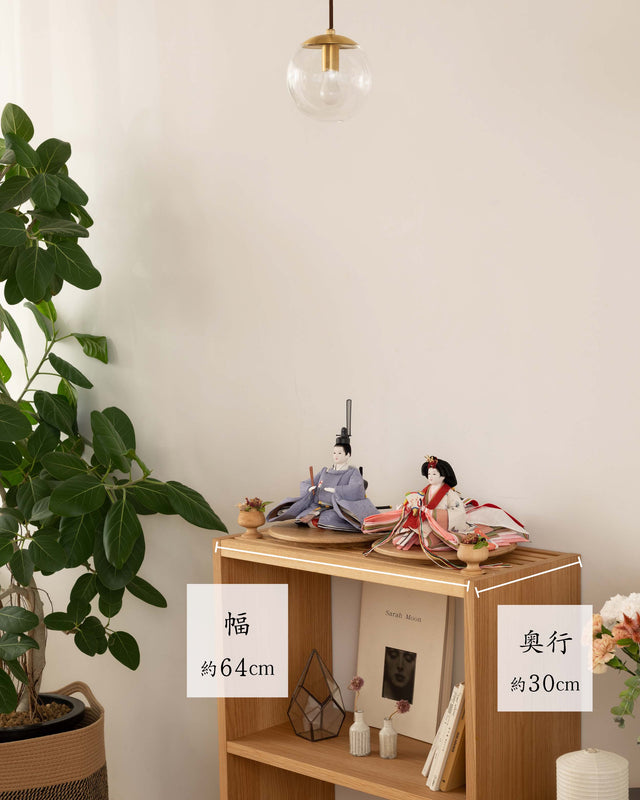 木工作家による二段棚(2WAY )