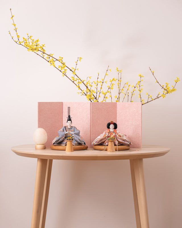 【い - 桃色の花々、紅掛空色に橘】*残り2点