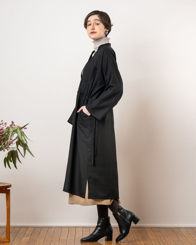 サイドリボンギャザードレス