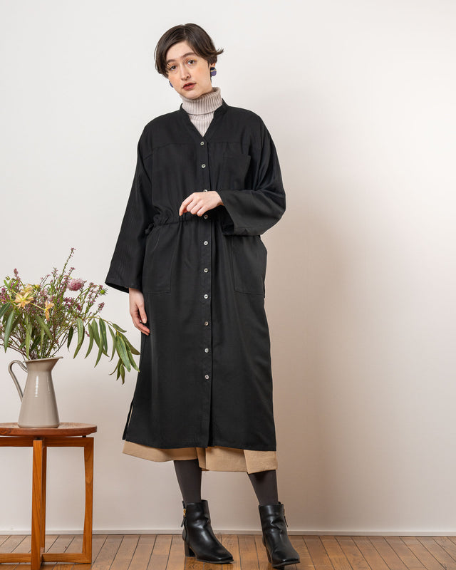 サイドリボンギャザードレス