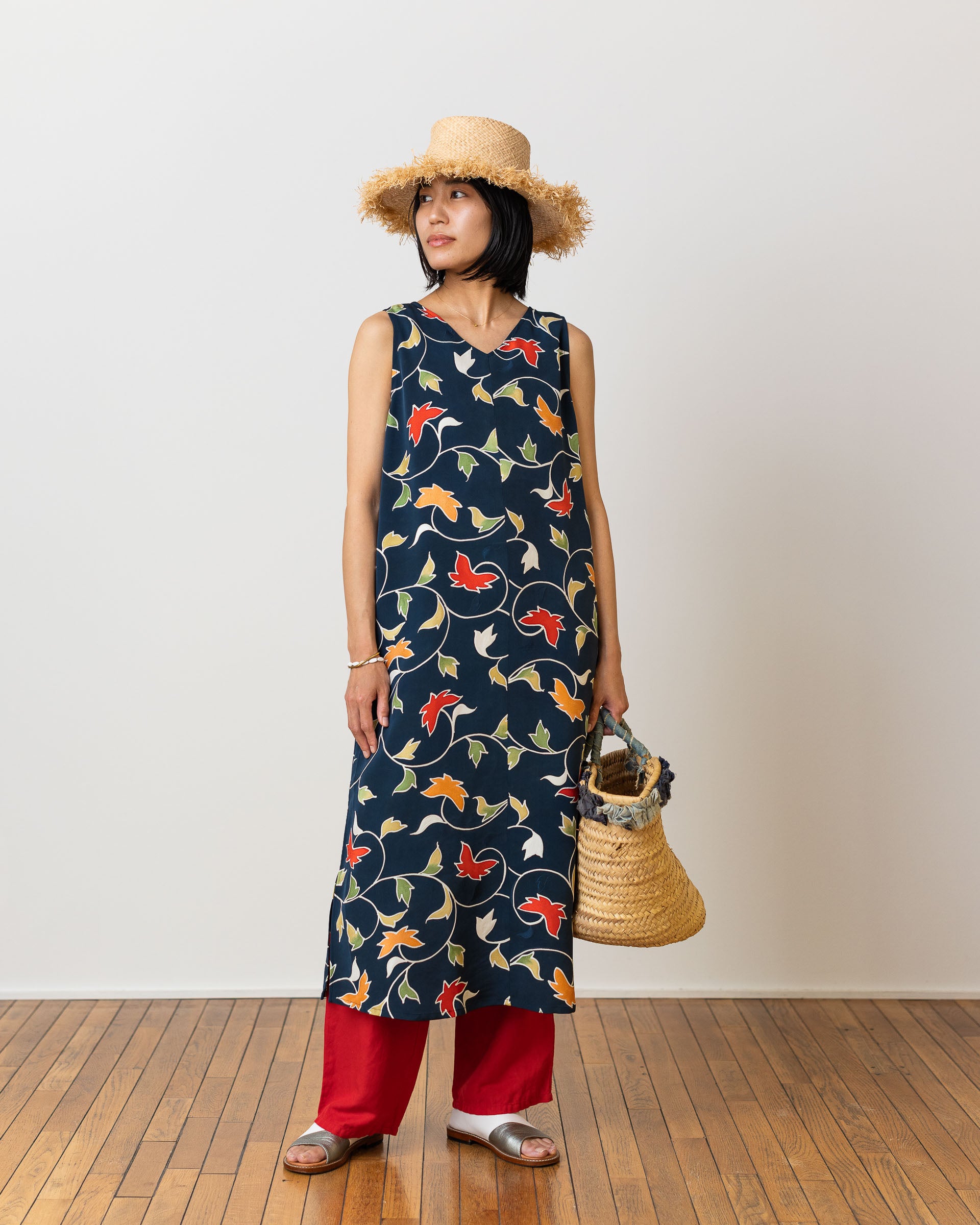 着物リメイク パターンオーダー ドレス つると