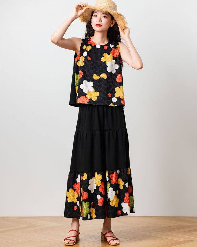 風鈴草フレアスカート