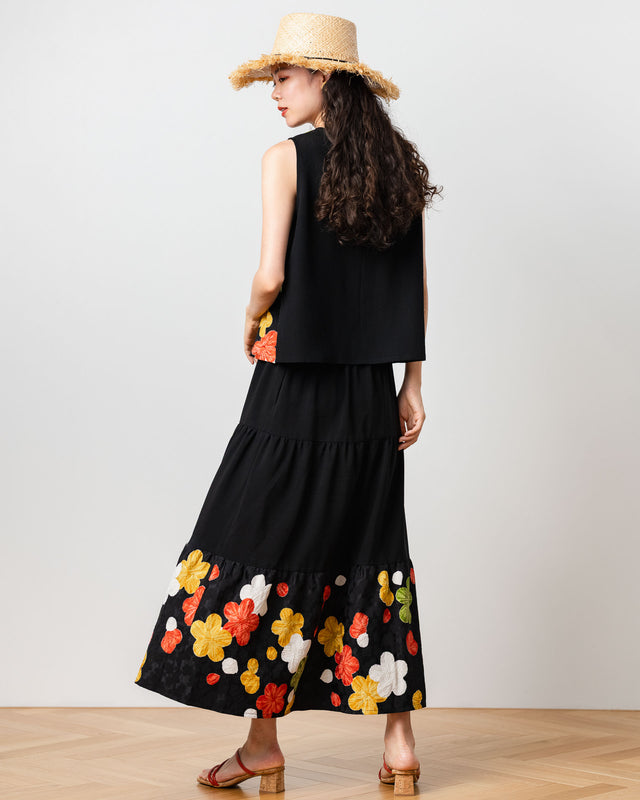 風鈴草フレアスカート