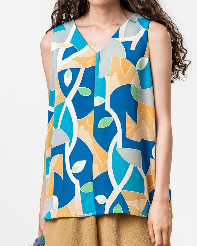 月ブラウス|ノースリーブ