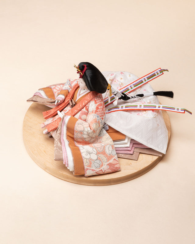 【い - 桃色の花々、紅掛空色に橘】*