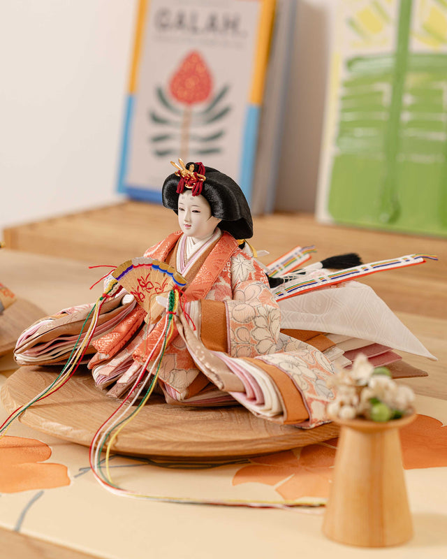 【い - 桃色の花々、紅掛空色に橘】*