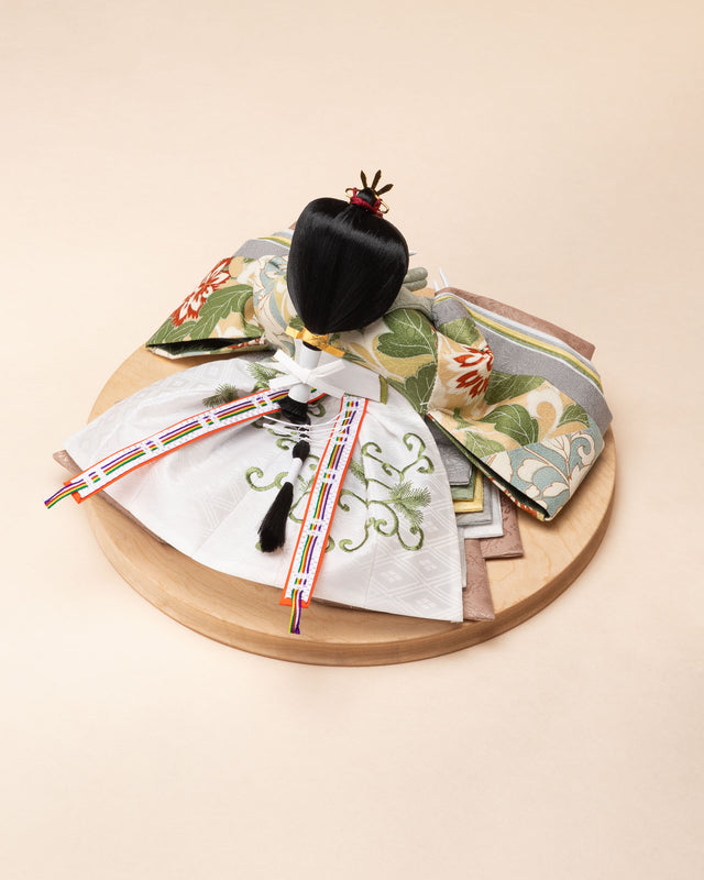 【お - 秘色と緑彩の花唐草】