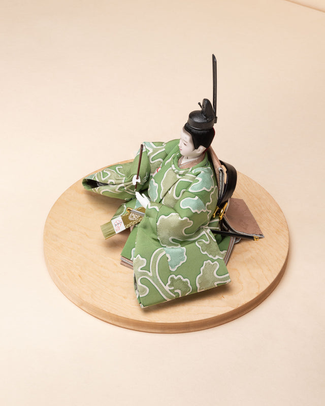 【お - 秘色と緑彩の花唐草】