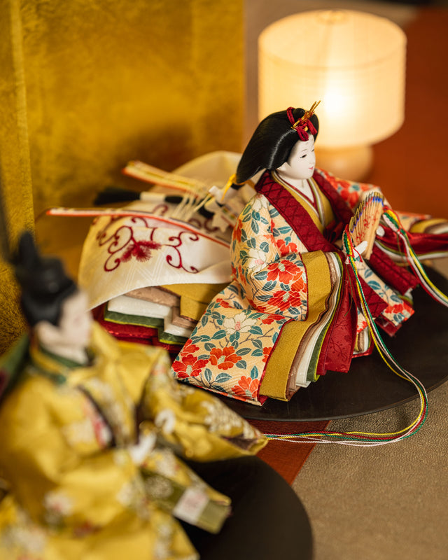 【き - 紅白の椿尽くし、梅と楓の景】