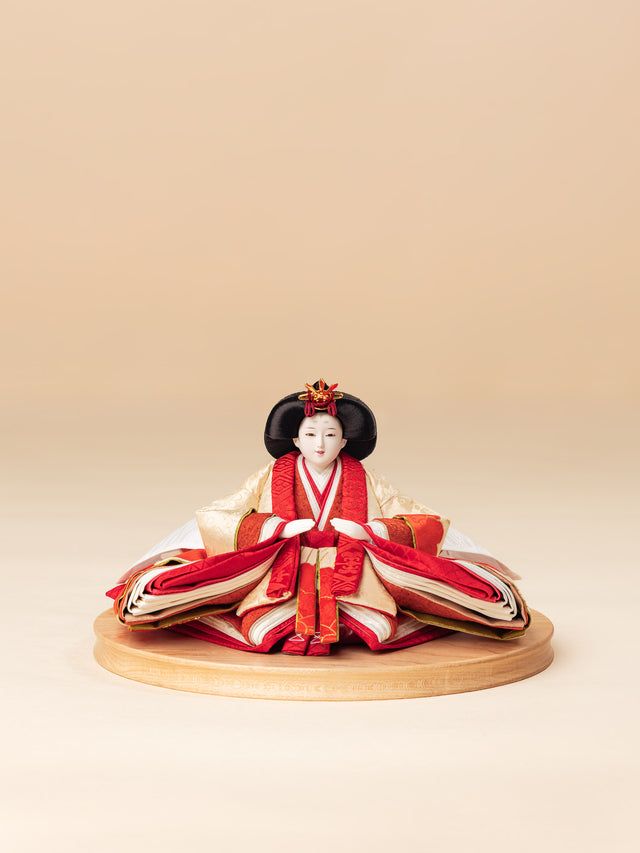 【た - 赤牡丹、菊と扇子の祝い】