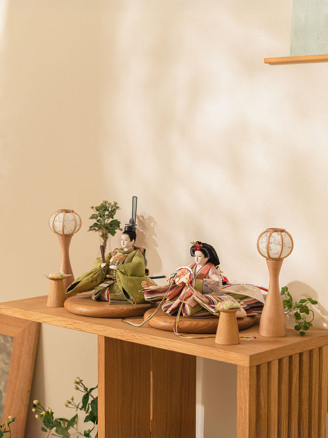 【ち - 桃香立つ、春重ね】の4点・ひな飾り