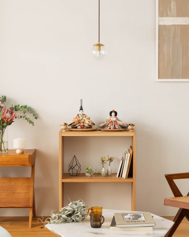 木工作家による二段棚(2WAY )