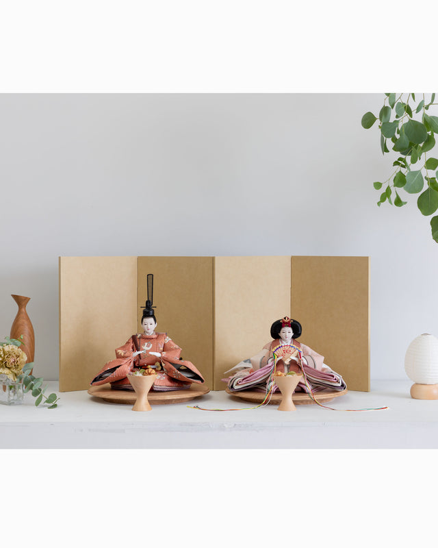 【ミ - きなりの花椿、金茶の宝づくし】