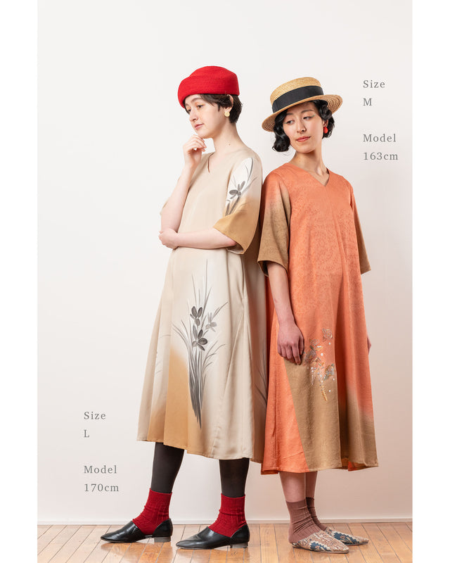 月ドレス|ハーフスリーブ