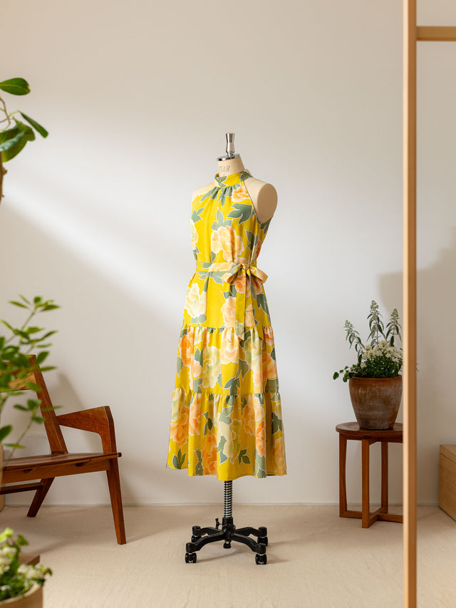 風鈴草ドレス|ホルターネックギャザースカート