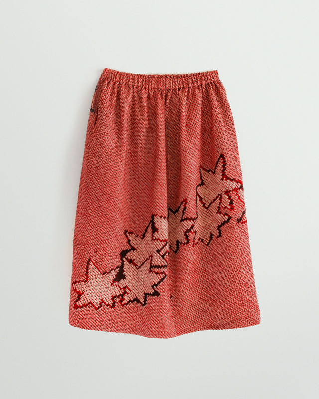Waist gathered skirt