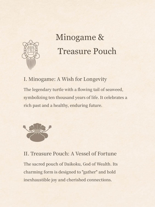 About the Minogame and Treasure Pouch collection | TSURUTO