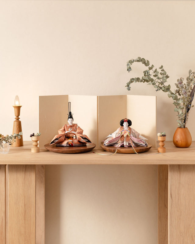 【ミ - きなりの花椿、金茶の宝づくし】