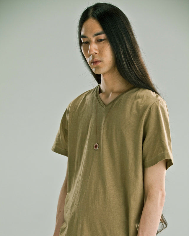 鹿角のネックレス(白)