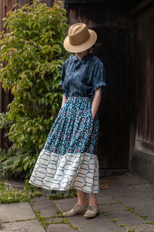 風鈴草フレアスカート