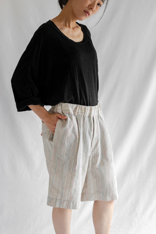 茶ワイドショーツ