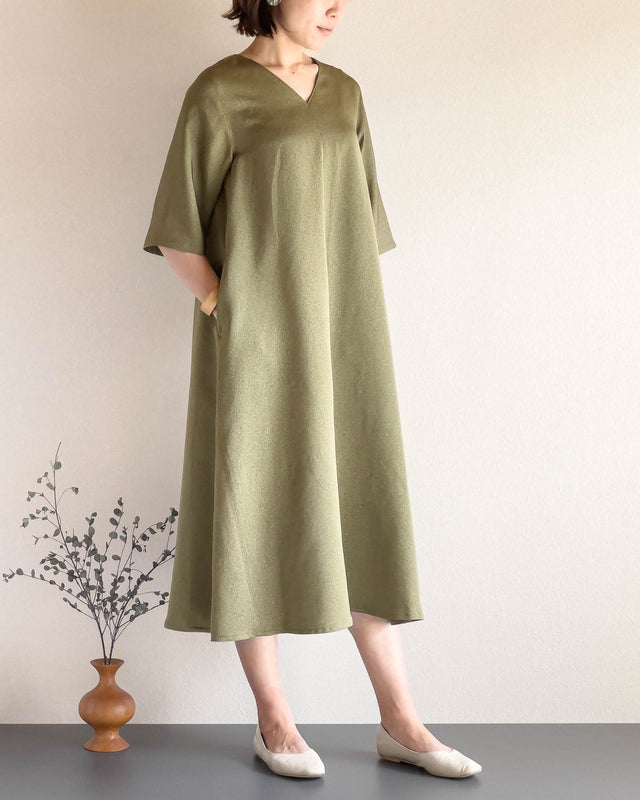 月ドレス|ハーフスリーブ