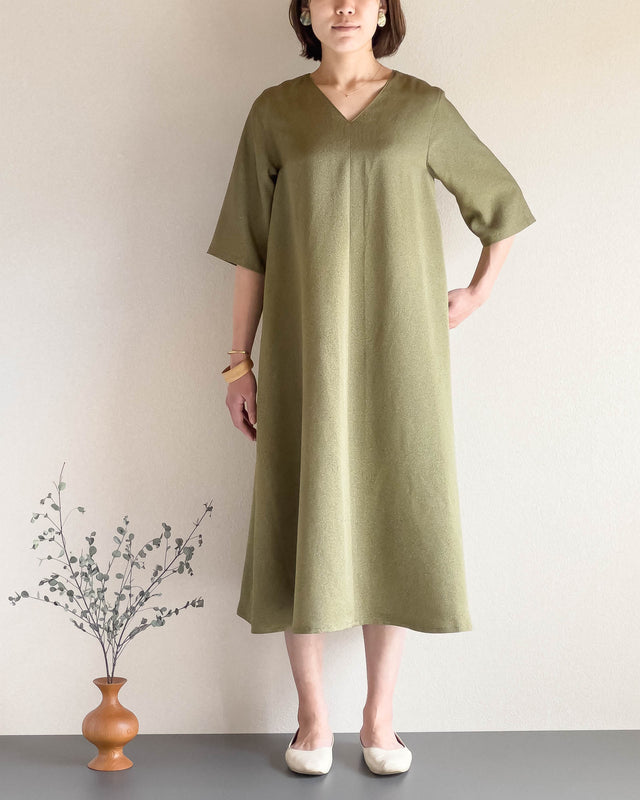 月ドレス|ハーフスリーブ