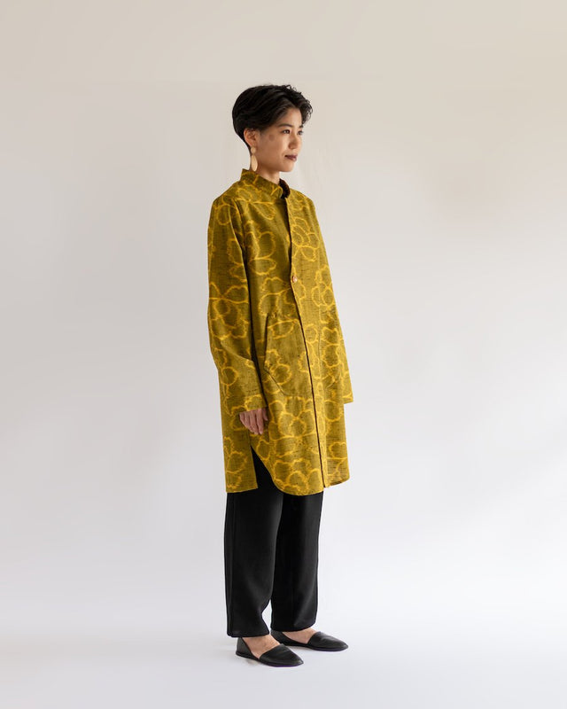 スタンドカラーコート