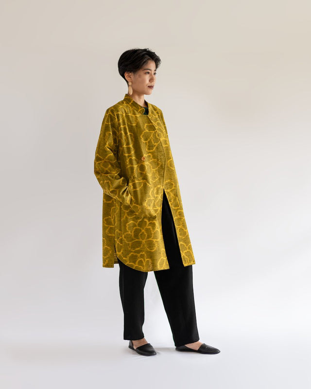 スタンドカラーコート