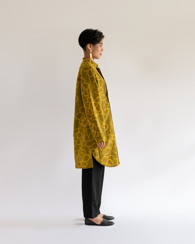 スタンドカラーコート