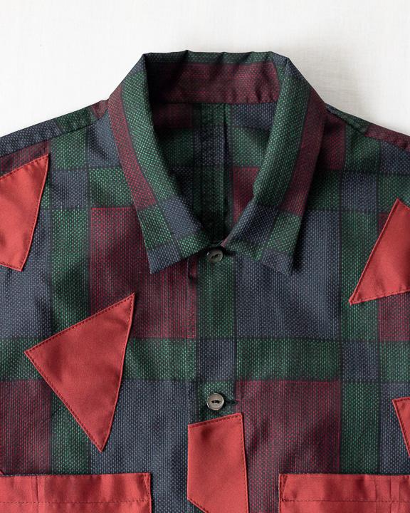 三角ブルゾンジャケット