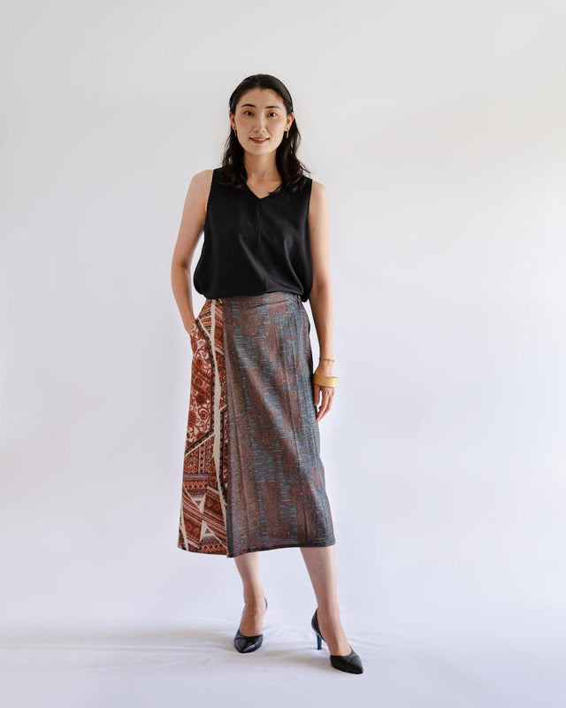 ラップ風スカート