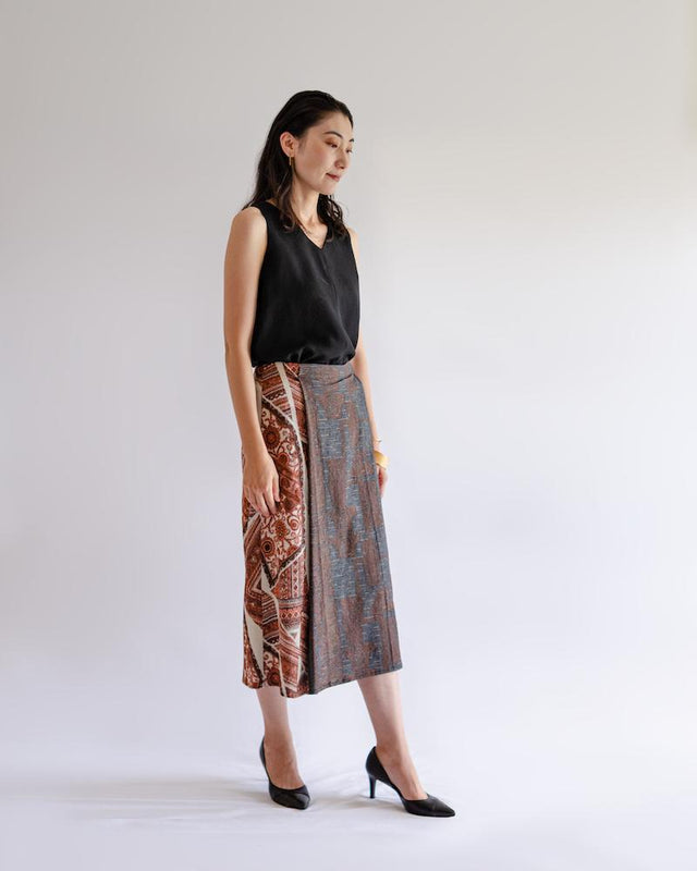 ラップ風スカート