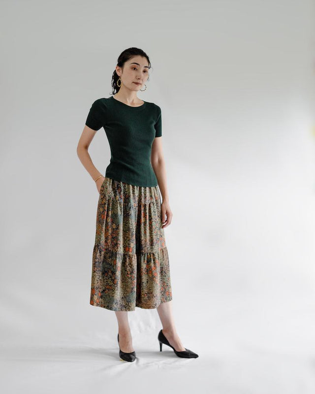 風鈴草フレアスカート