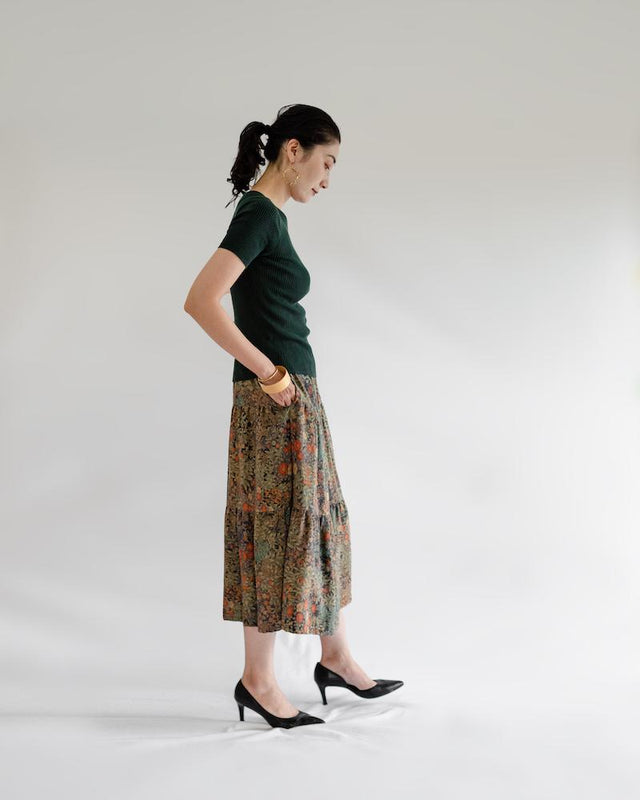 風鈴草フレアスカート