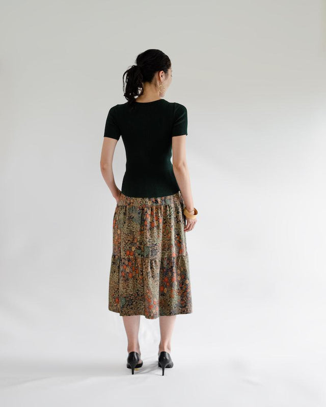 風鈴草フレアスカート