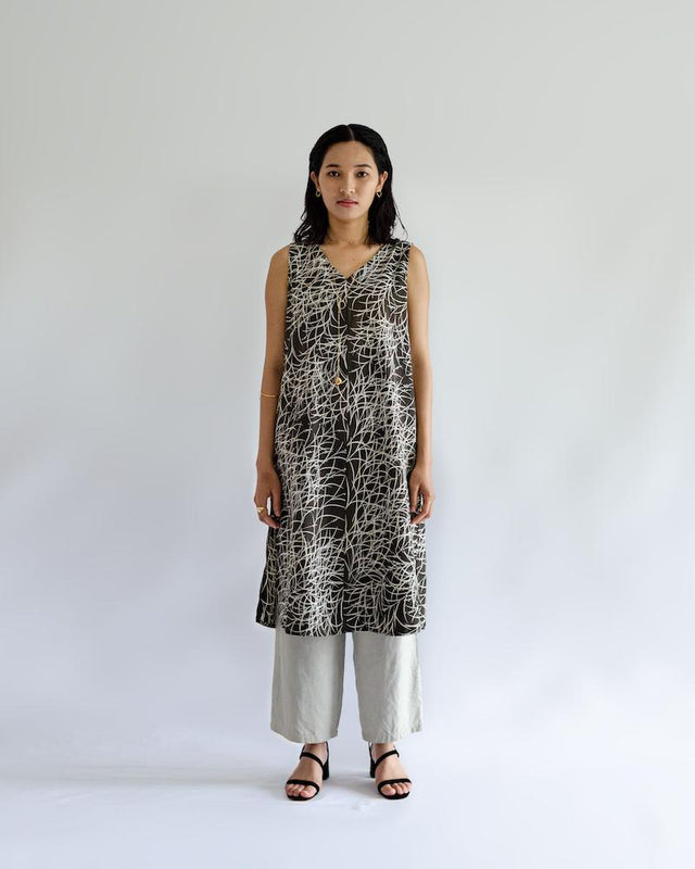 月チュニック|ノースリーブ