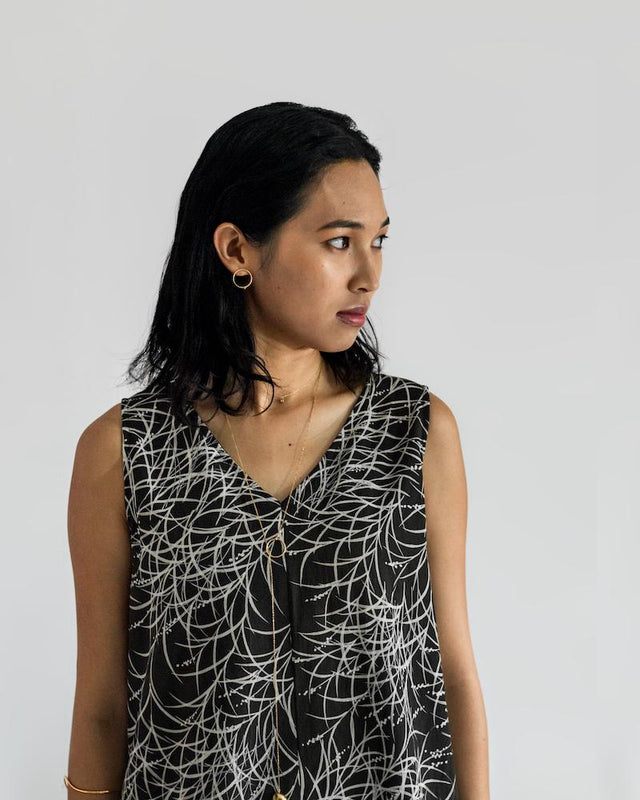 月チュニック|ノースリーブ