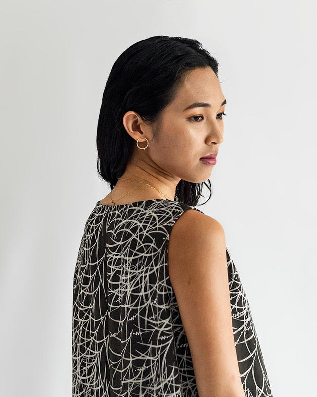 月チュニック|ノースリーブ