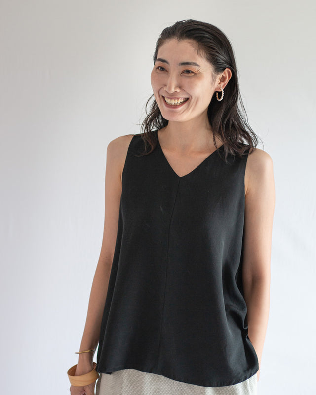 月ブラウス|ノースリーブ