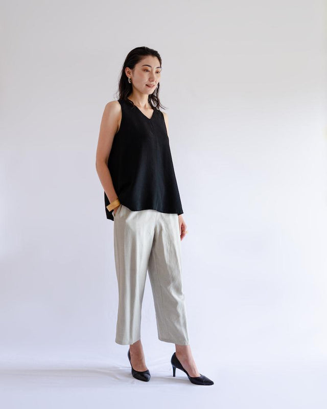 月ブラウス|ノースリーブ