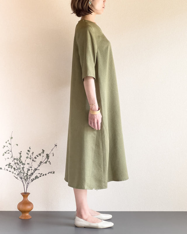 月ドレス|ハーフスリーブ
