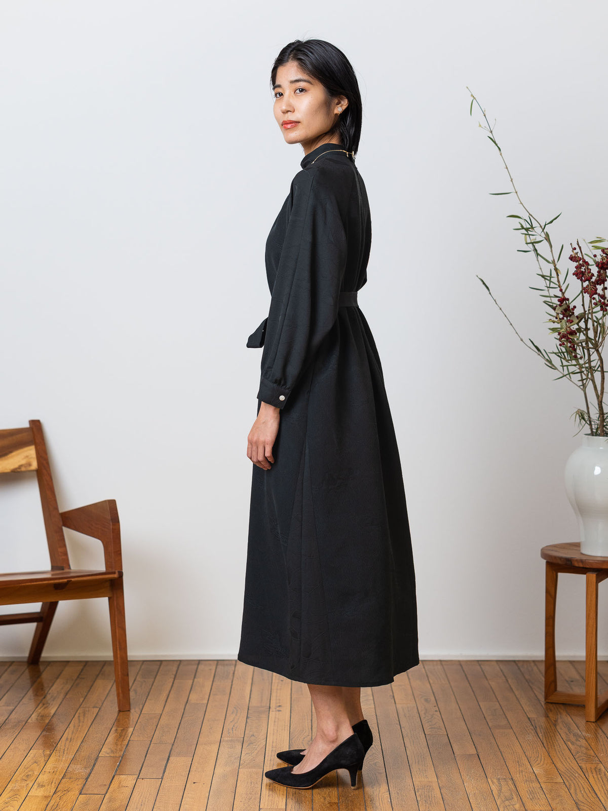 Furinso dressの着用イメージ（モデル：164cm・着丈＋5cm）