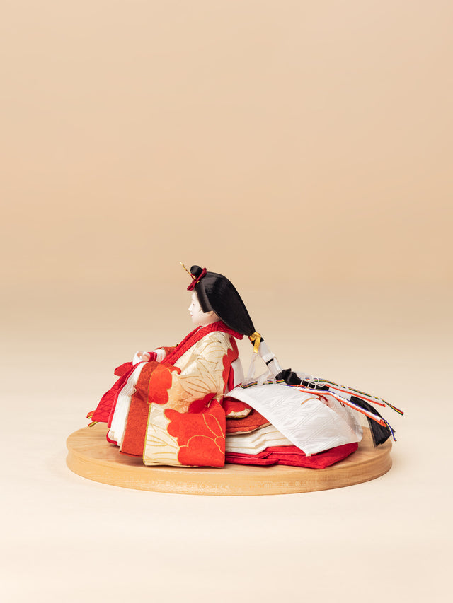 【た - 赤牡丹、菊と扇子の祝い】