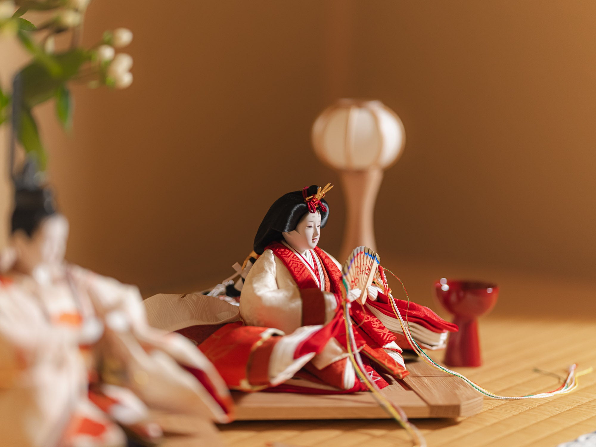 漆の高坏：朱漆 – TSURUTO