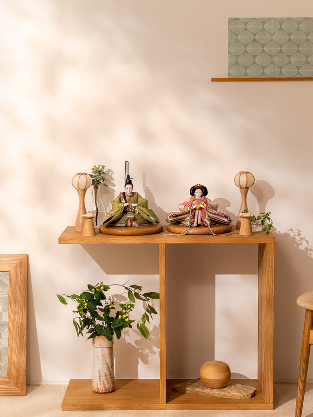 【ち - 桃香立つ、春重ね】の4点・ひな飾り