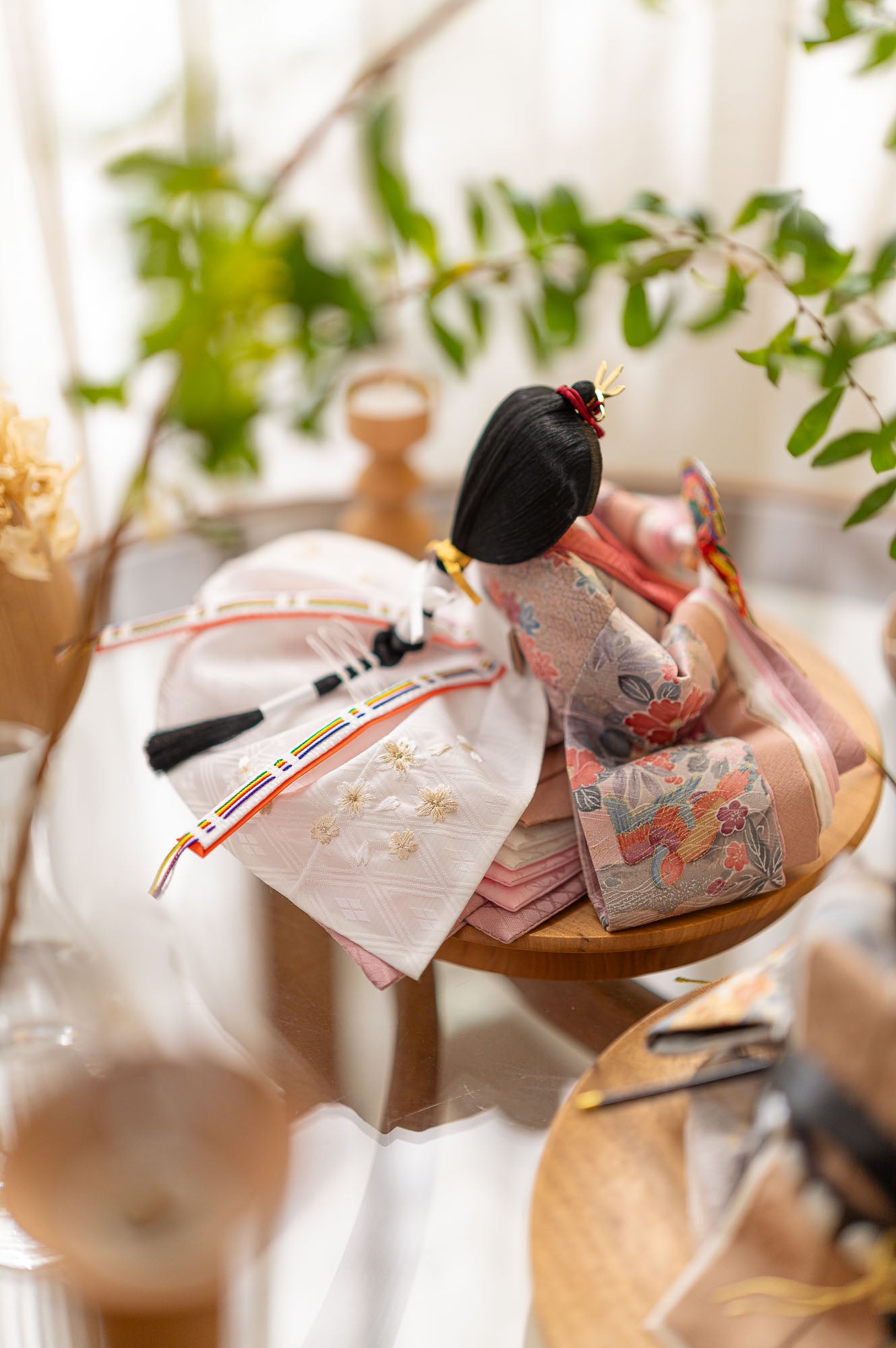 お雛さまとお飾りのコーディネート｜つるとひな