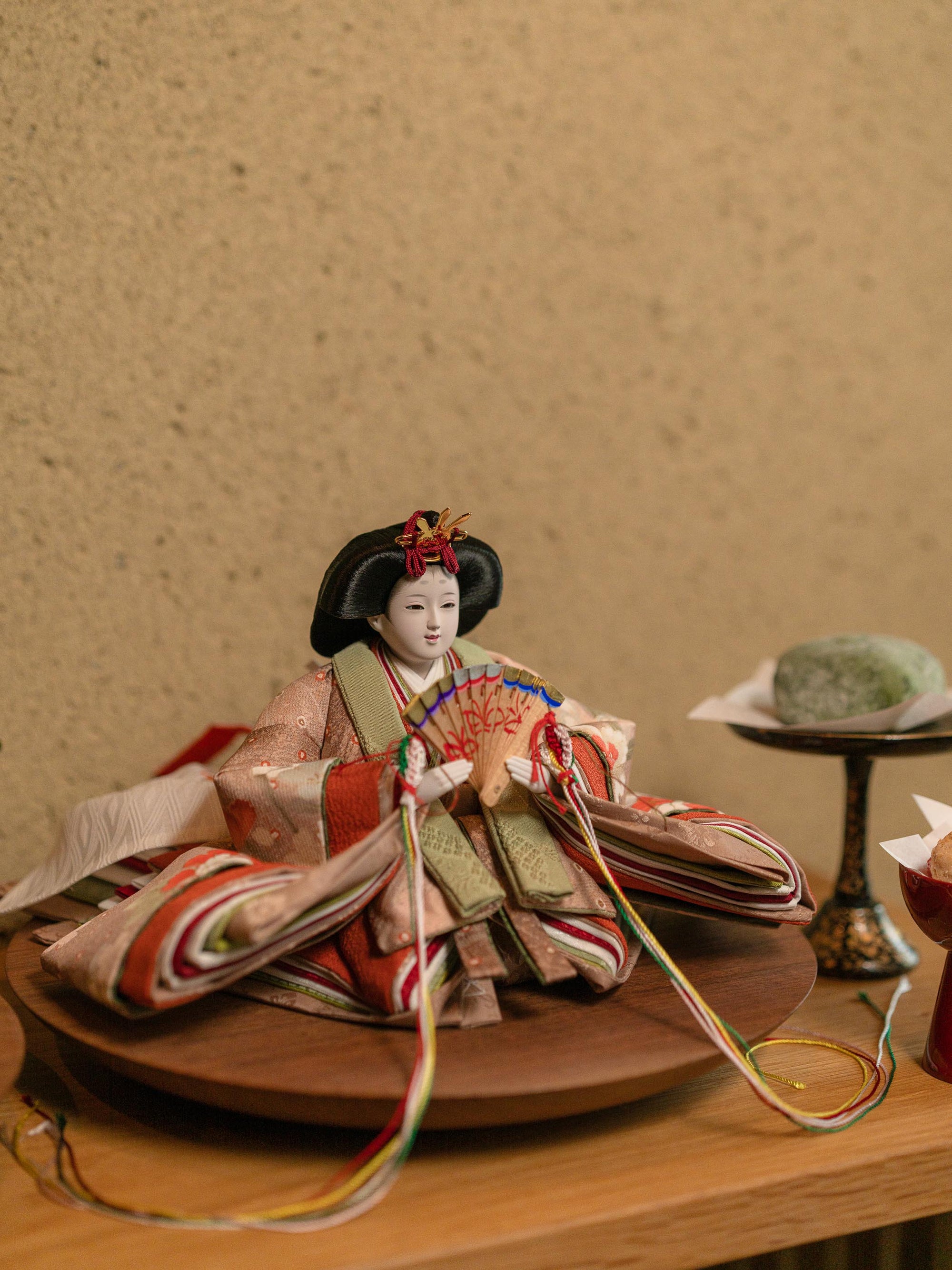 お雛さまとお飾りのコーディネート｜つるとひな