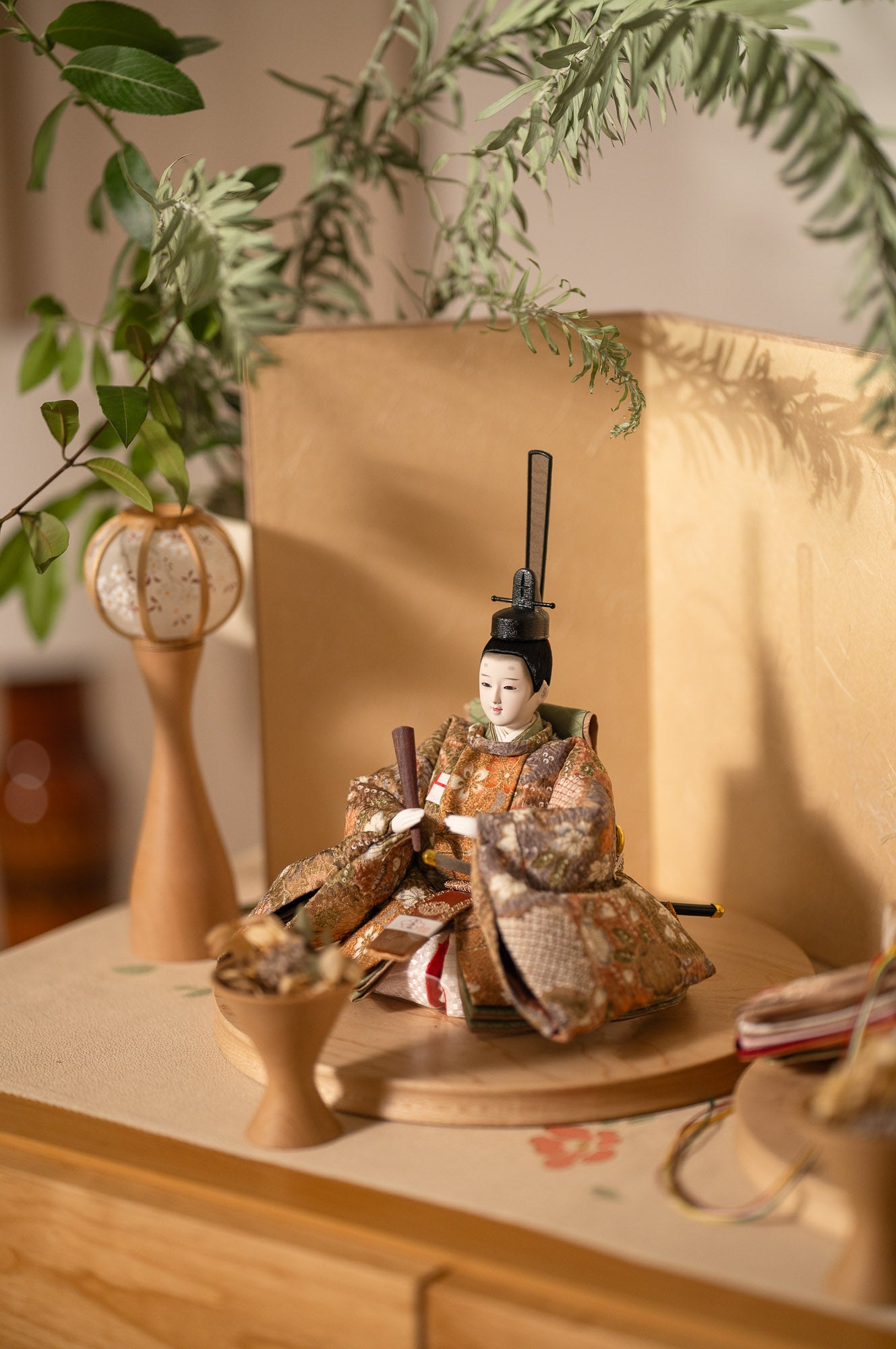 お雛さまとお飾りのコーディネート｜つるとひな